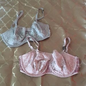 Lot of 2 NWT Victoria Secret Push Up bras 34DD